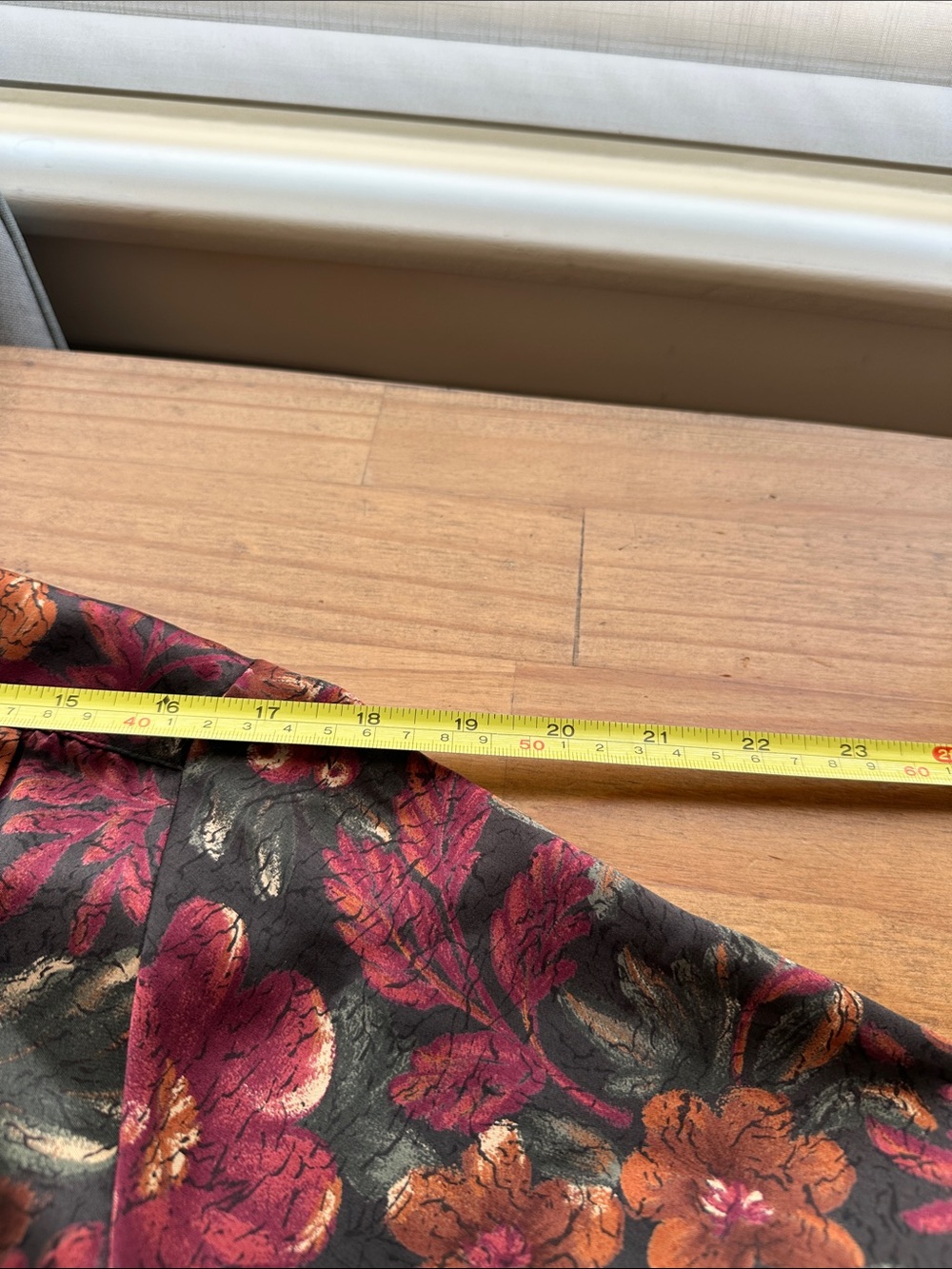 Fall Color Floral Blouse - Picture 9 of 10